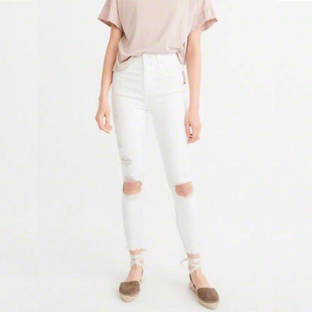 Abercrombie & Fitch Simone High Rise Ankle Jeans